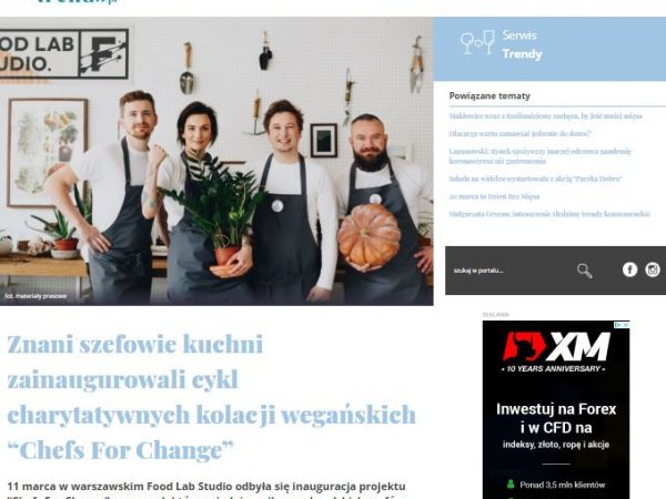 Horecatrends o Chefs for Change